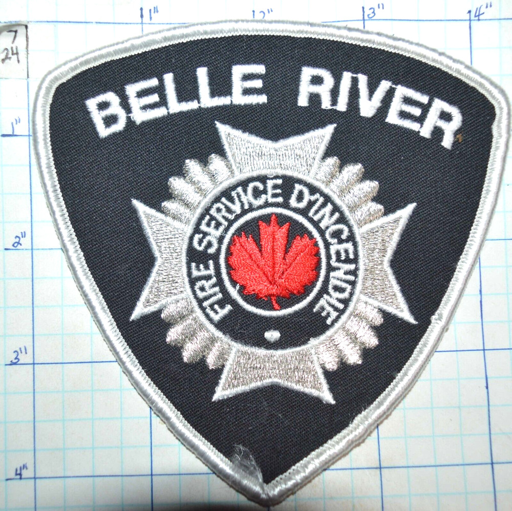 CANADA, BELLE RIVER FIRE DEPT SERVICE D'INCENDIE PATCH