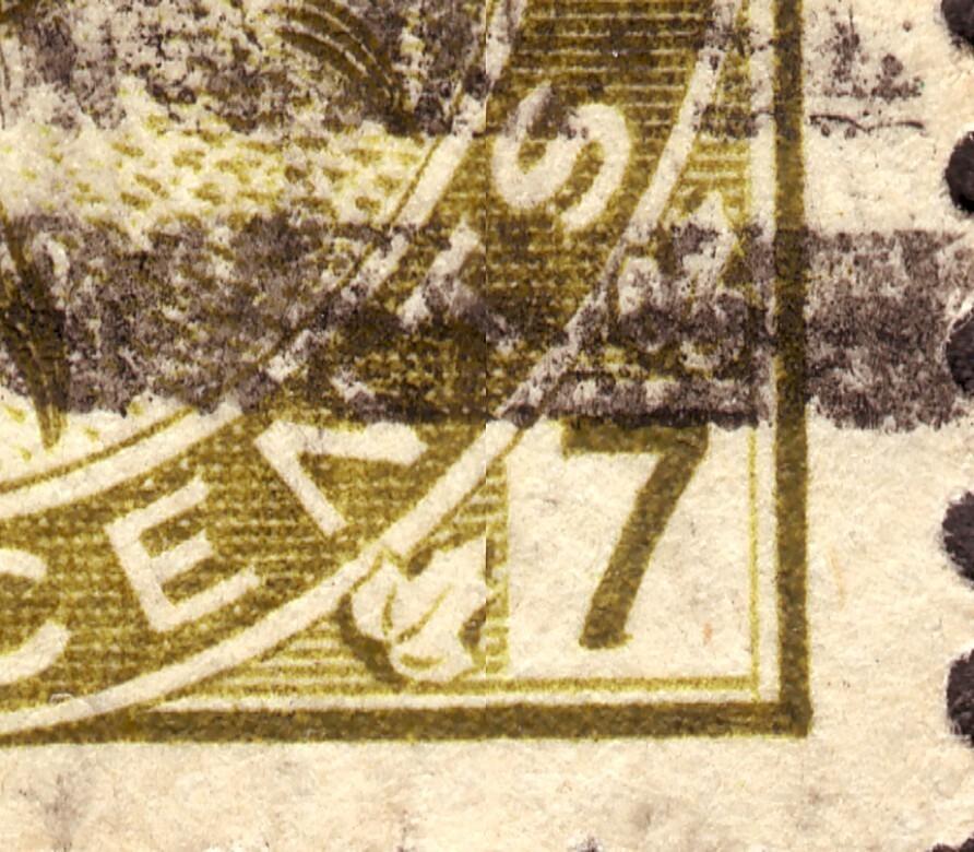 Canada 1903-1908, Re-entry, Scott 92, 7 cent Edward VII # 13