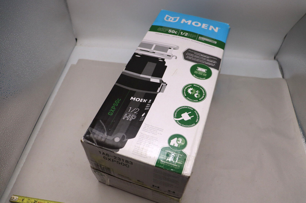 Moen GXP50C 1/2 hp Garbage Disposal 026508261804 New free ship USA