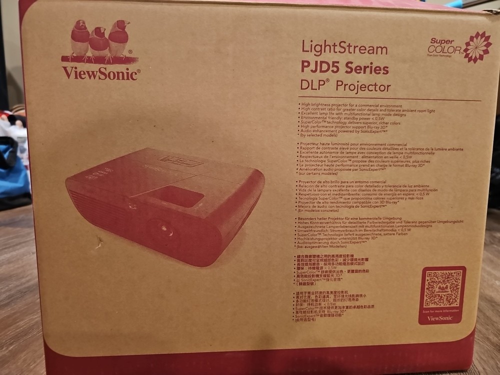 ViewSonic PJD5555W LightStream DLP Projector