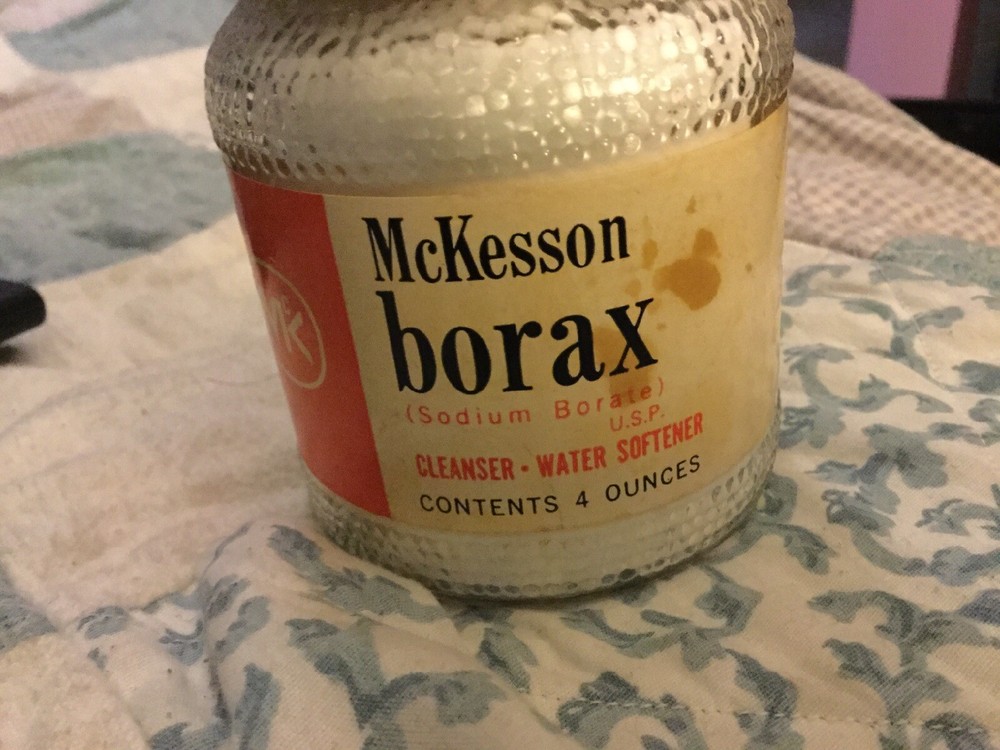 Vintage McKesson Cleanser EMPTY 4oz. Glass Jar