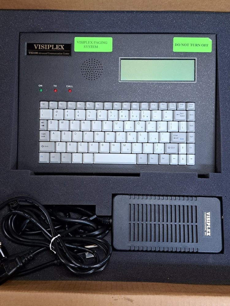 Visiplex VS3100 Wireless Paging System, New Old Stock, Instruction Book,