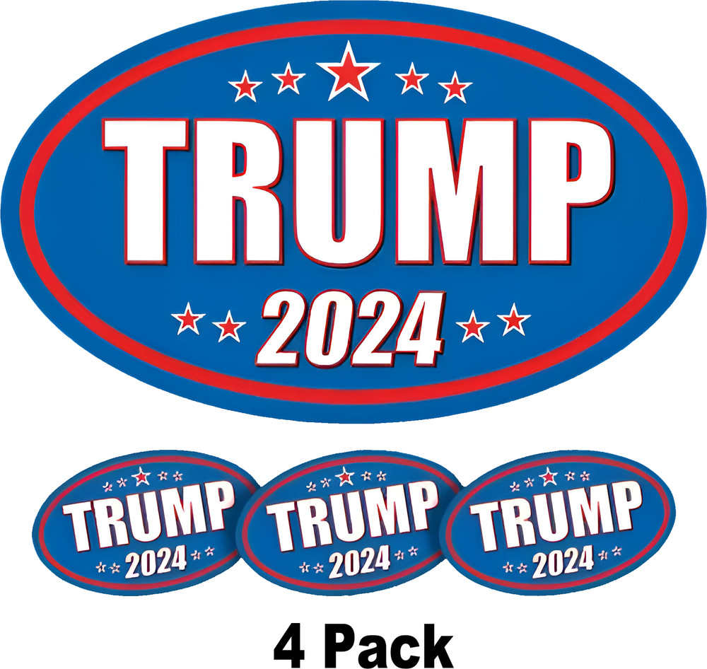 4x Trump 2024 sticker Decal
