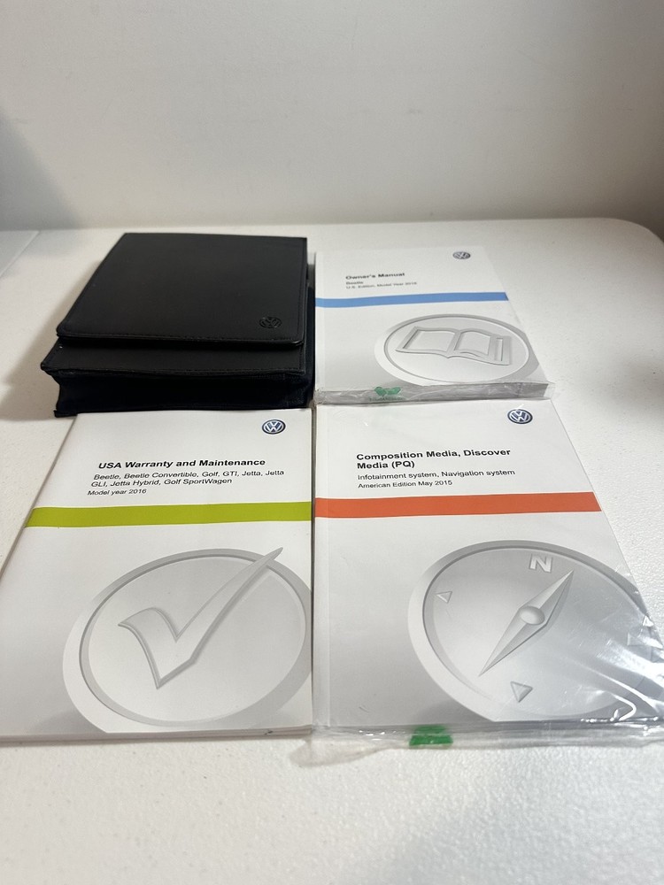 2016 Volkswagen Beetle Owner's Manual Set