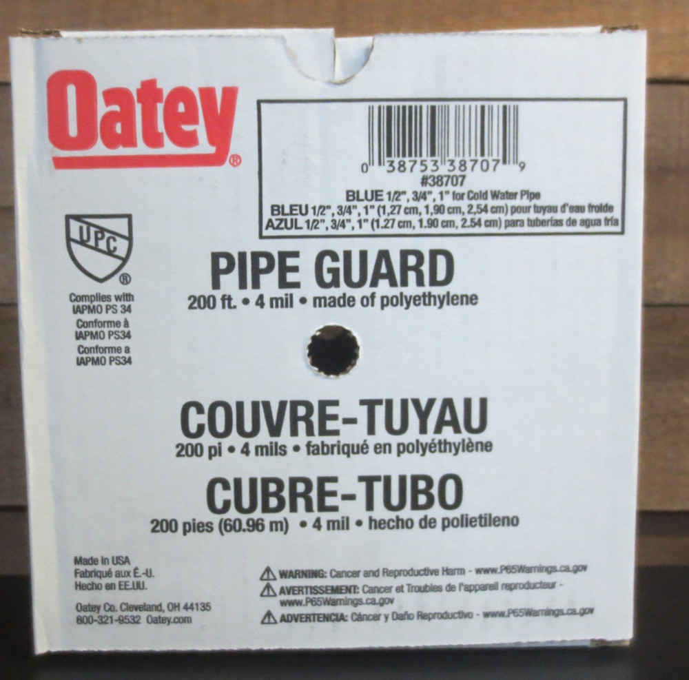 Oatey  200ft Blue Pipe Guard - 38707