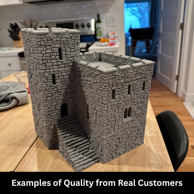 Custom 3D Printed Tabletop Terrain | Personalized Scenery for DND, 40k, Tabletop