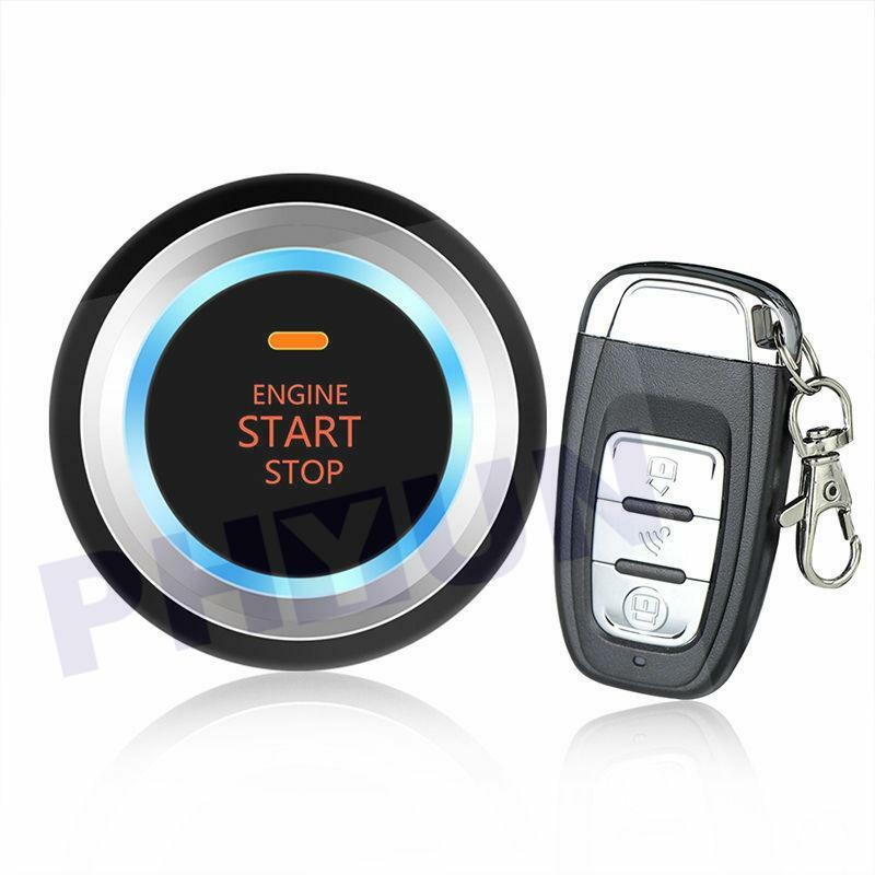 Car One Key Start Alarm System Security Alarm Ignition Engine Start Push Button
