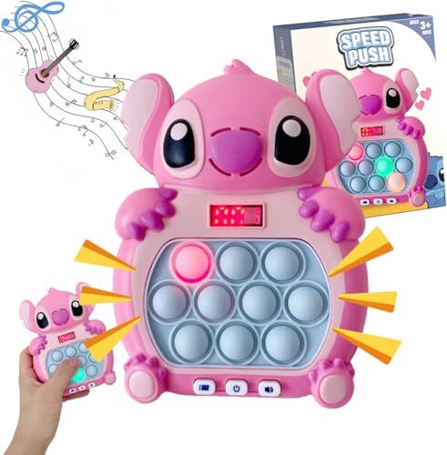 Stitch Pop Push It Game Controller Sensory Fidget Toy Electronic
