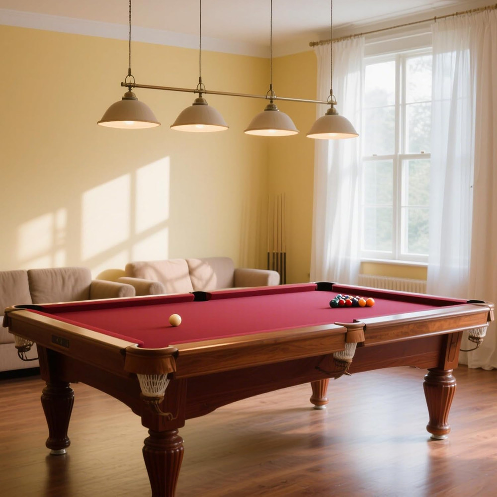Billiard Cloth 8FT, Pre-Cut Pool Table Felt Replacement Kit with 6 Rail Cloth St