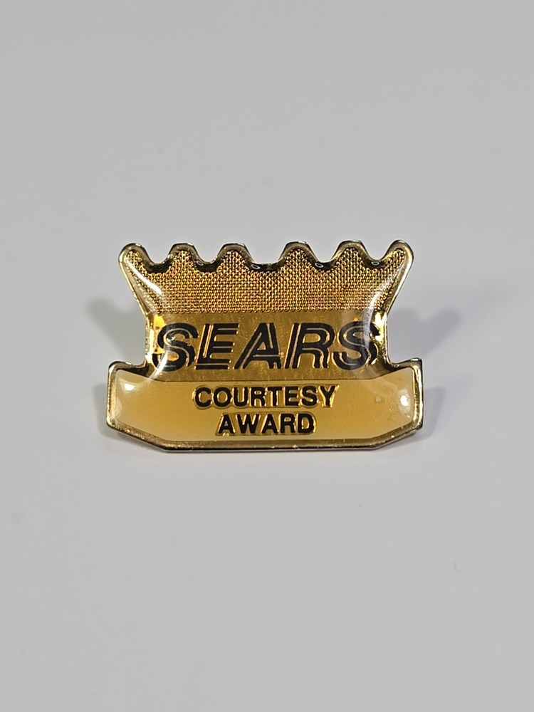 Sears Courtesy Award Lapel Pin Employee Recognition