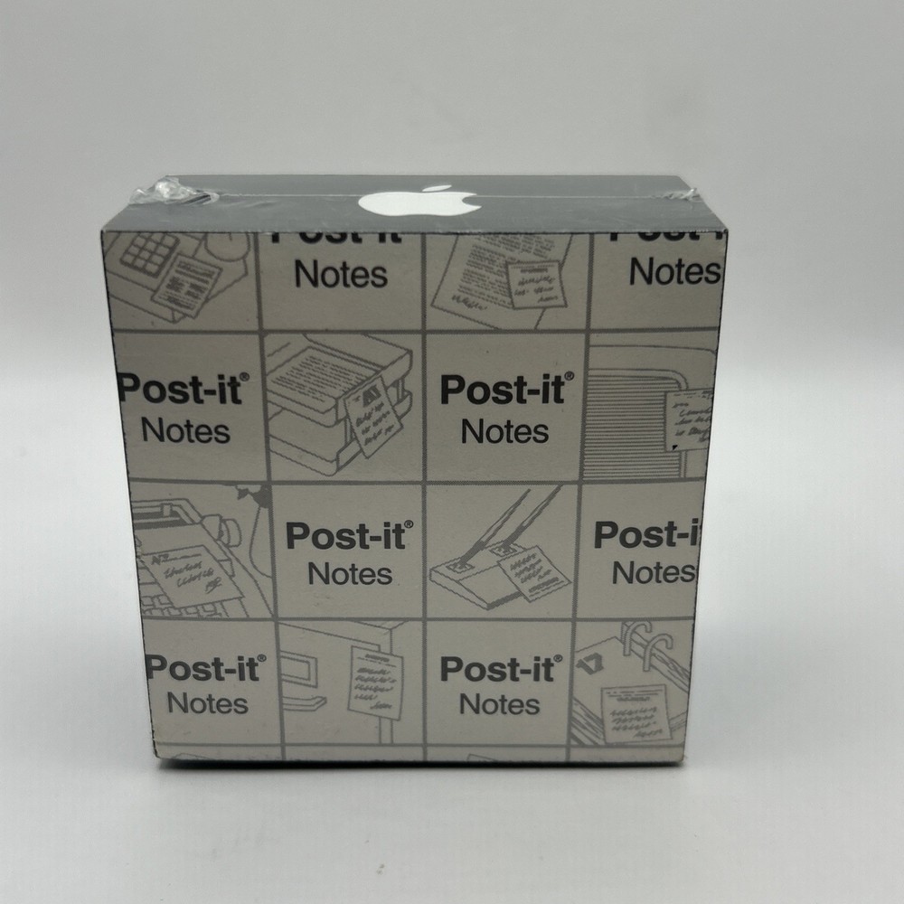 Apple Computer - www.apple.com Square Paper POST-IT - New RARE
