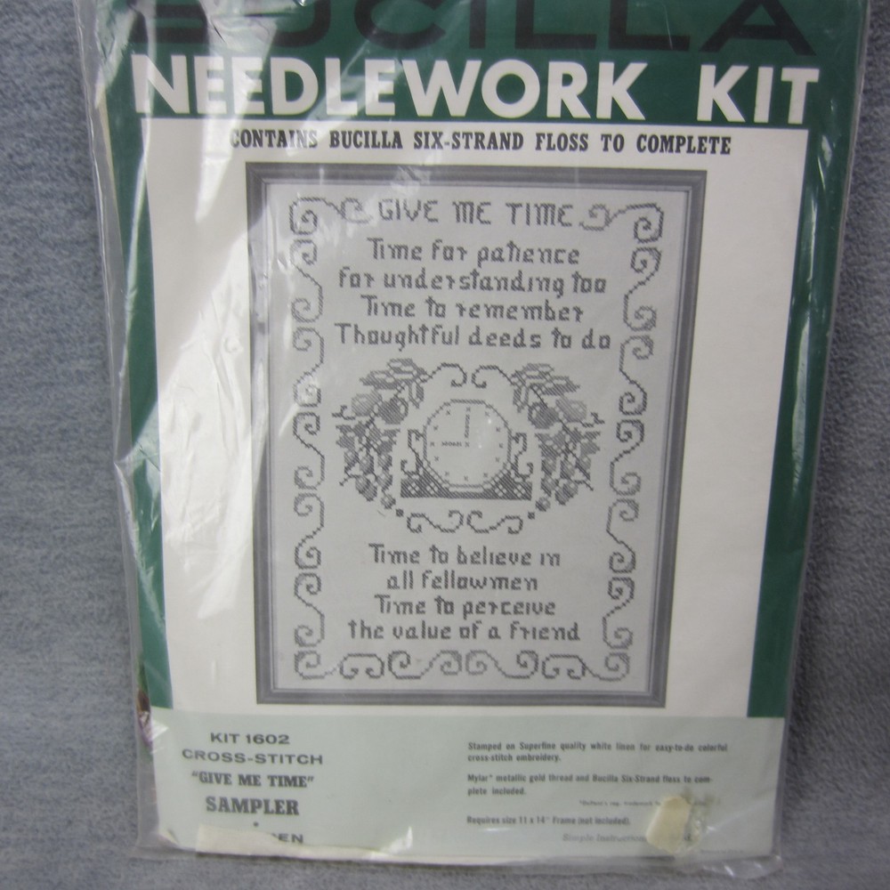 Bucilla Needlework Kit 2-Packs GIVE ME TIME & ANTIQUES