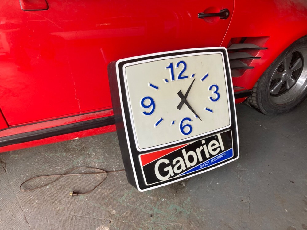 GABRIEL Shock Absorber Advertising Clock