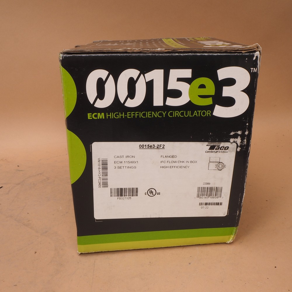 Taco 0015e3-2F2 ECM High-Efficiency Circulator