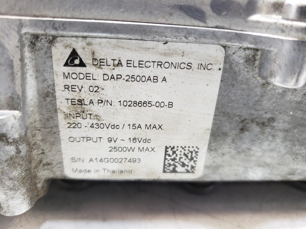 ✅ 2012-2016 OEM Tesla Model S DC DC Converter Module Unit Delta 2.5kW