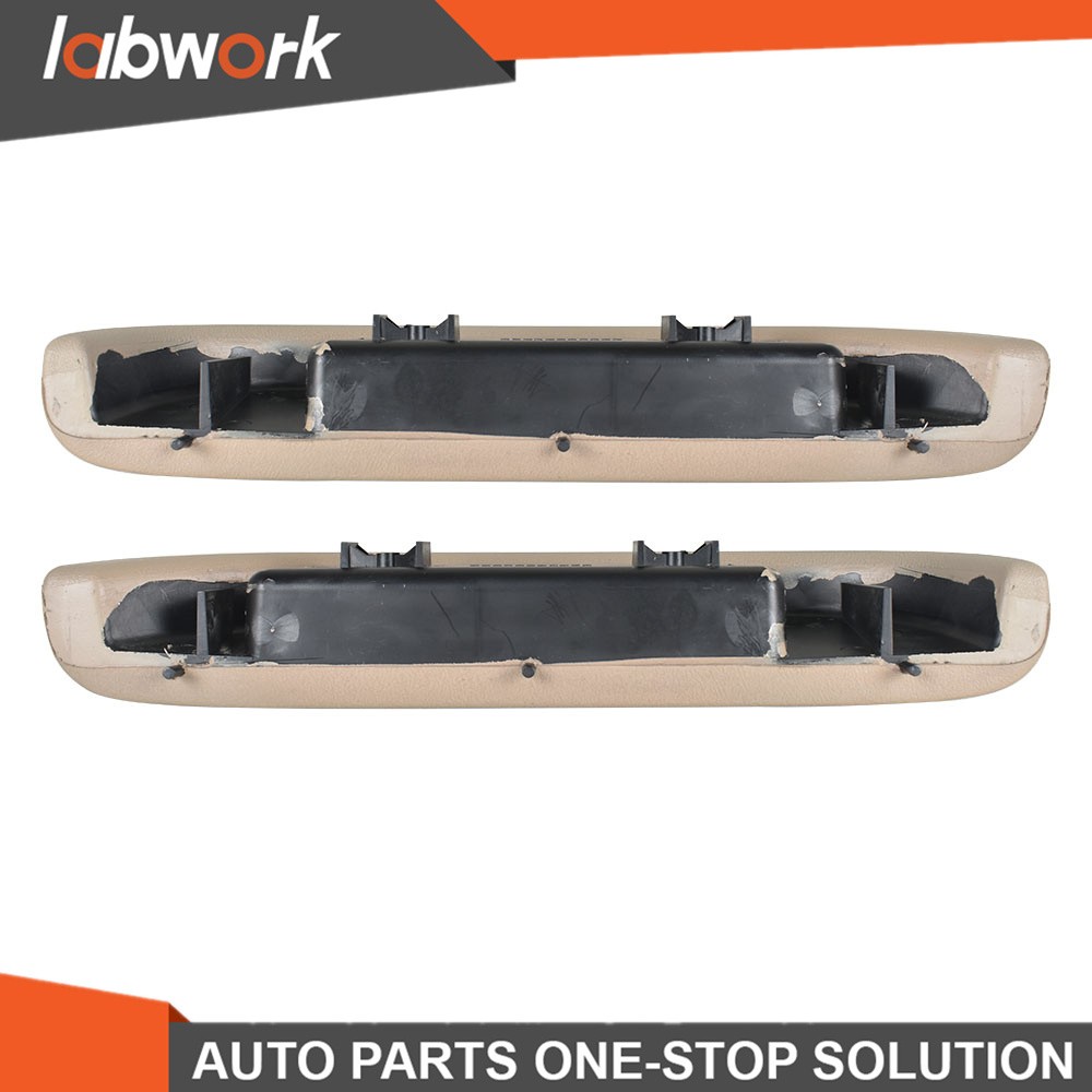 Labwork Pair Front LH+RH Interior Door Armrest For 1996-2002 Chevy Express Tan