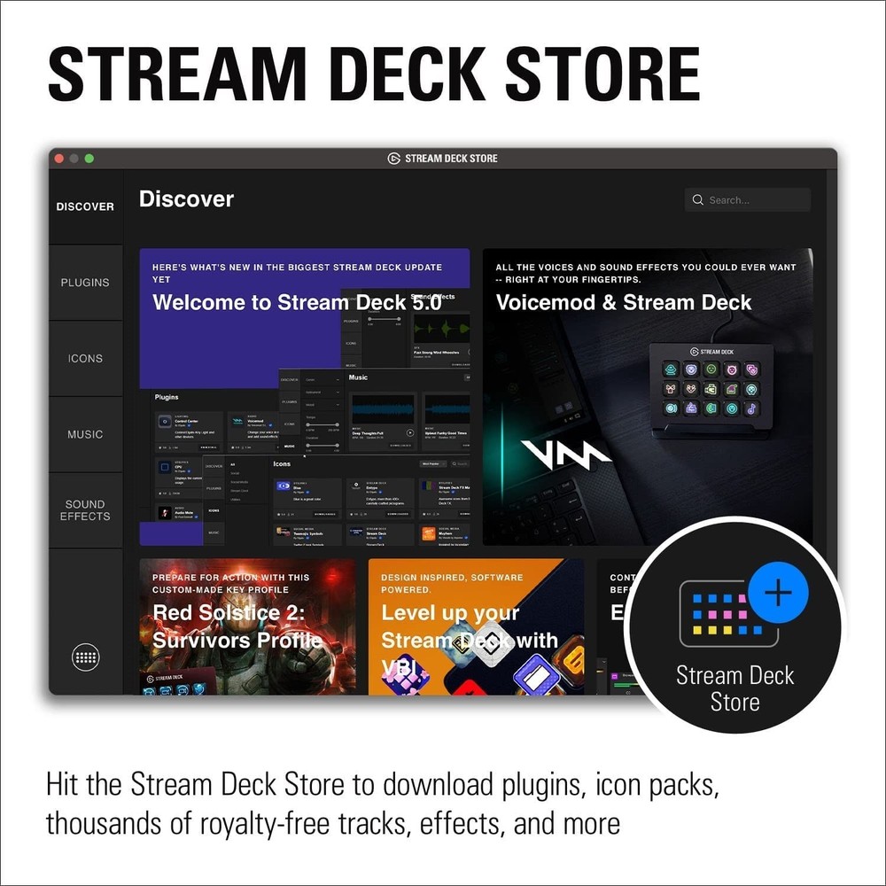 Elgato Stream Deck MK.2 ? Studio Controller, 15 macro keys