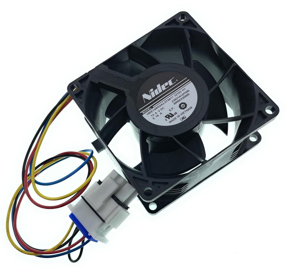 MacMaxe Refrigerator Evaporator Fan Motor Replacement for GE CFE29TSDBSS – Mo...