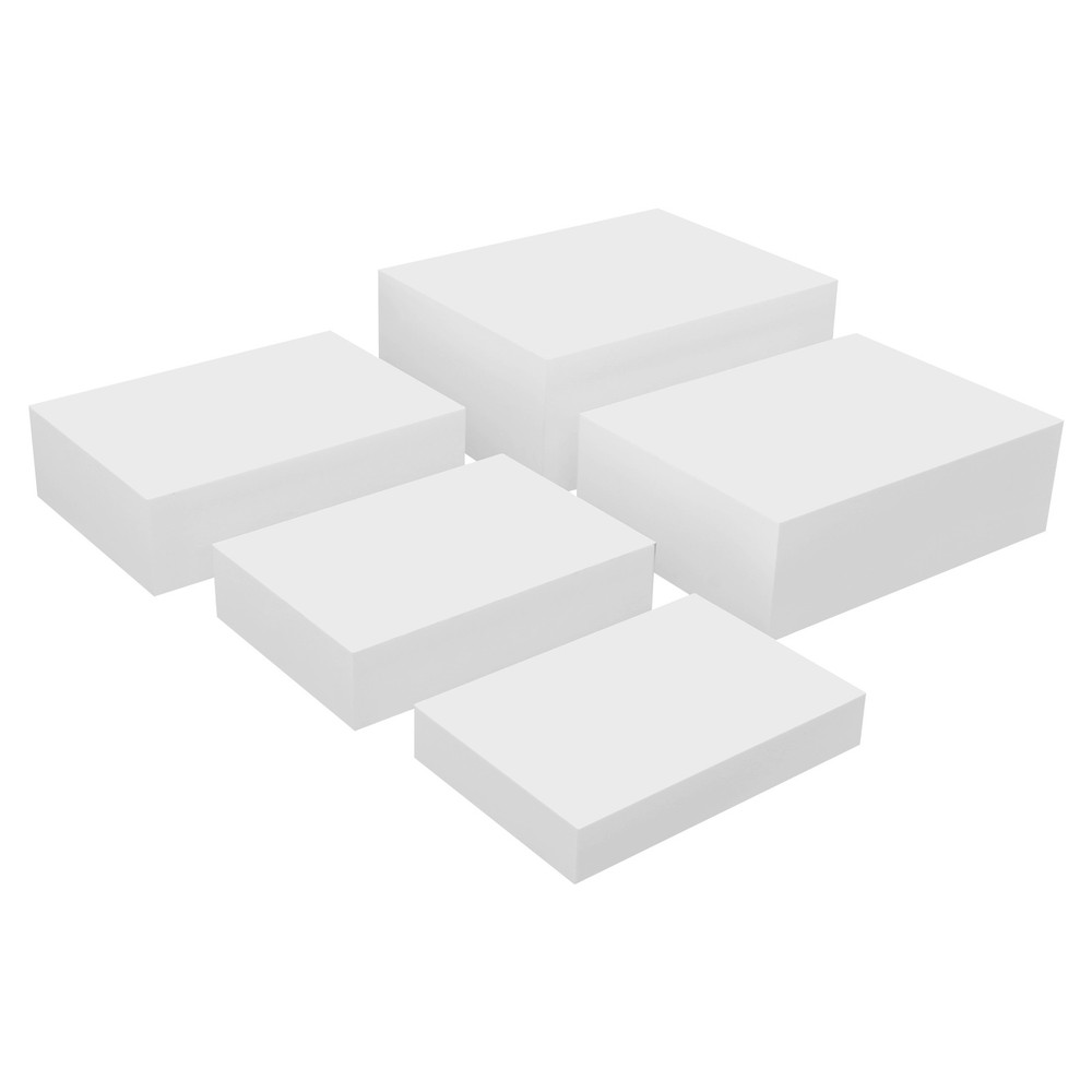 5pcs Acrylic Cupcake Display Stand Multi-purpose Hollow Bottom Nesting Stand