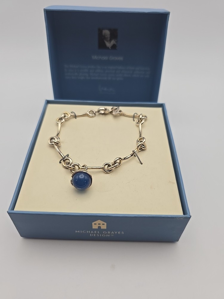 Michael Graves Sterling Bracelet With Charm
