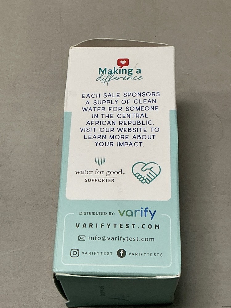 Varify Water Hardness Test Kit - Water Testing Kit (150 Stri