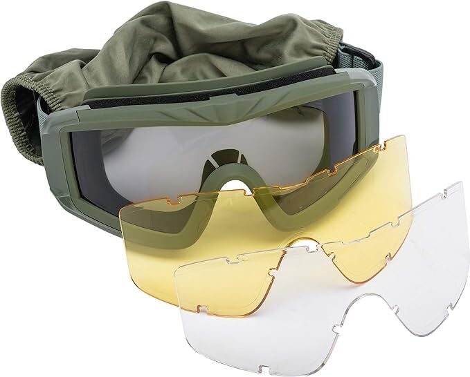 Evike - Matrix Tactical Systems ANSI-Rated Ultimate Protective Goggles (OD)