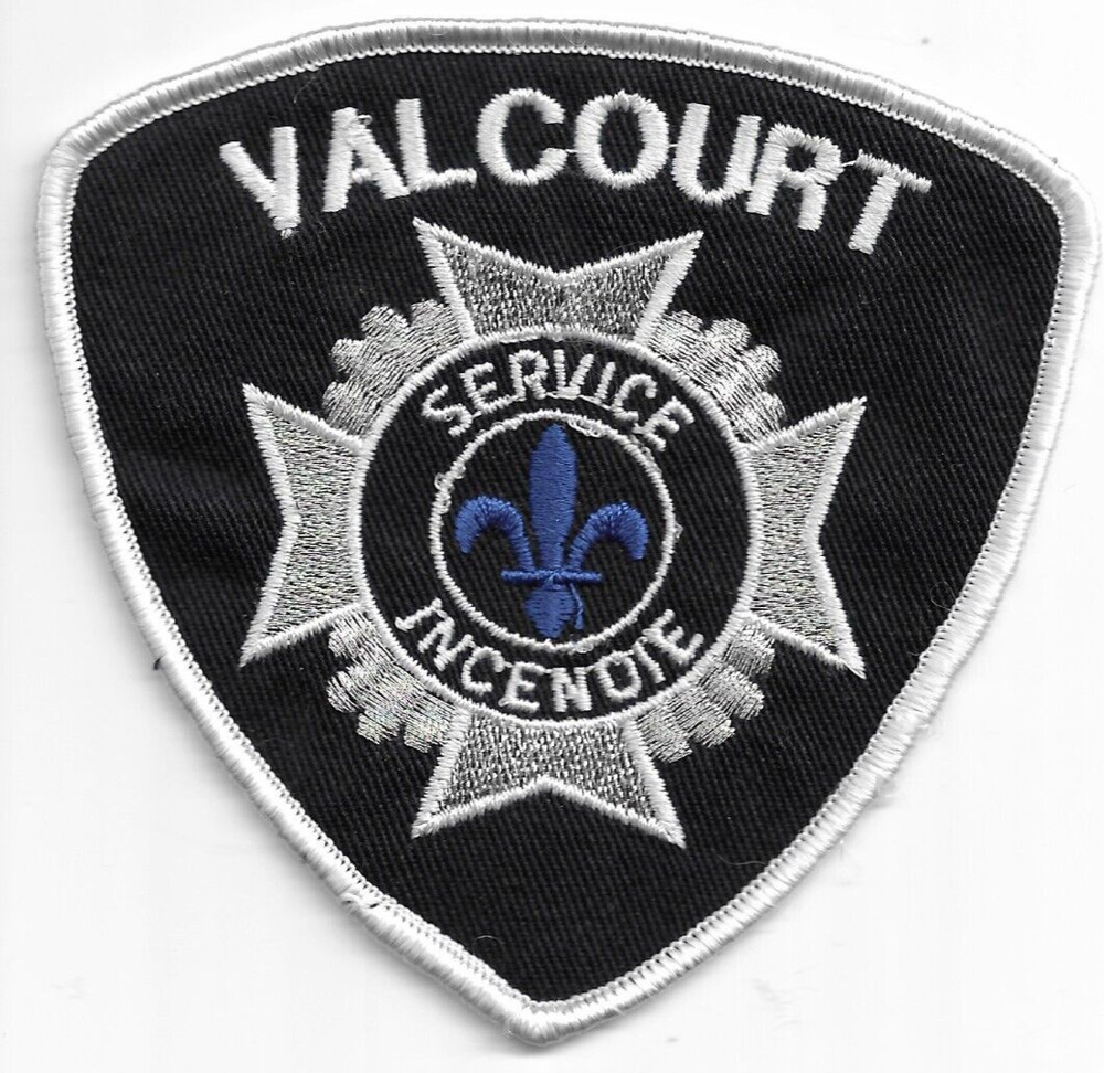Valcourt  Fire, Quebec, Canada (4.25" x 4.25" size) fire patch