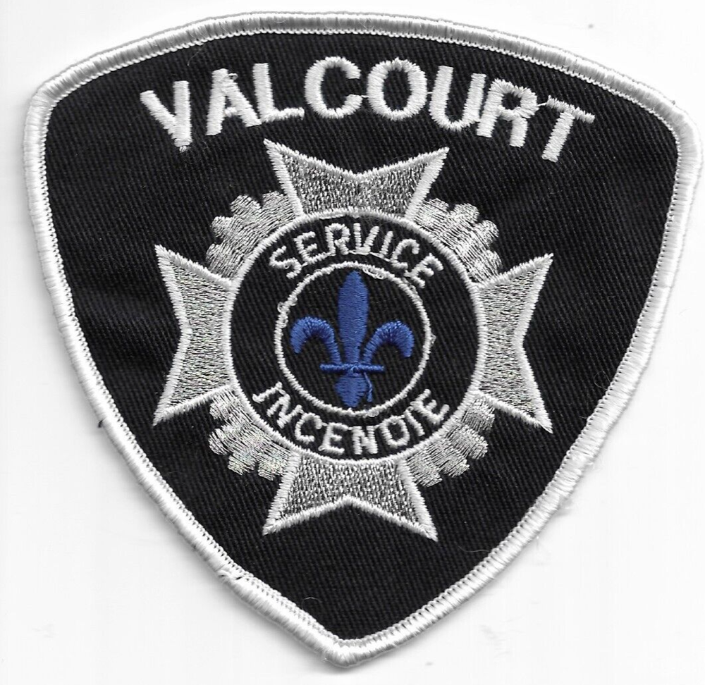 Valcourt Fire, Quebec, Canada (4.25" x 4.25" size) fire patch