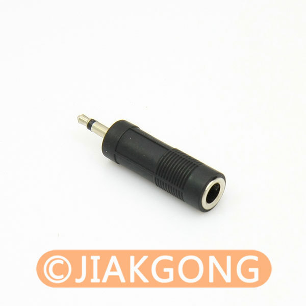 6.35mm JACK to 3.5mm Plug Studio Flash PC Sync Adapter