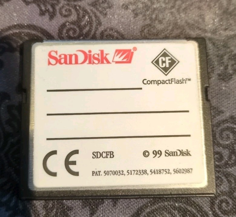 SanDisk 128MB CompactFlash CF Memory Card