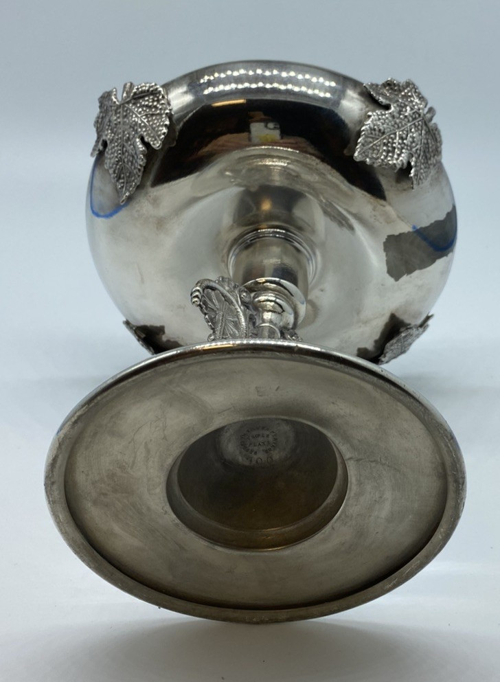 RARE "Bridal Bowl & Silver Plate Holder Nice**