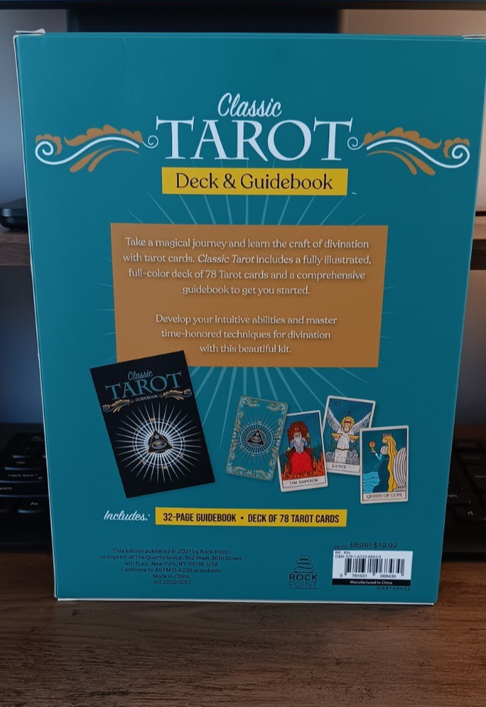 Classic Tarot Deck & Guidbook New - Open Box