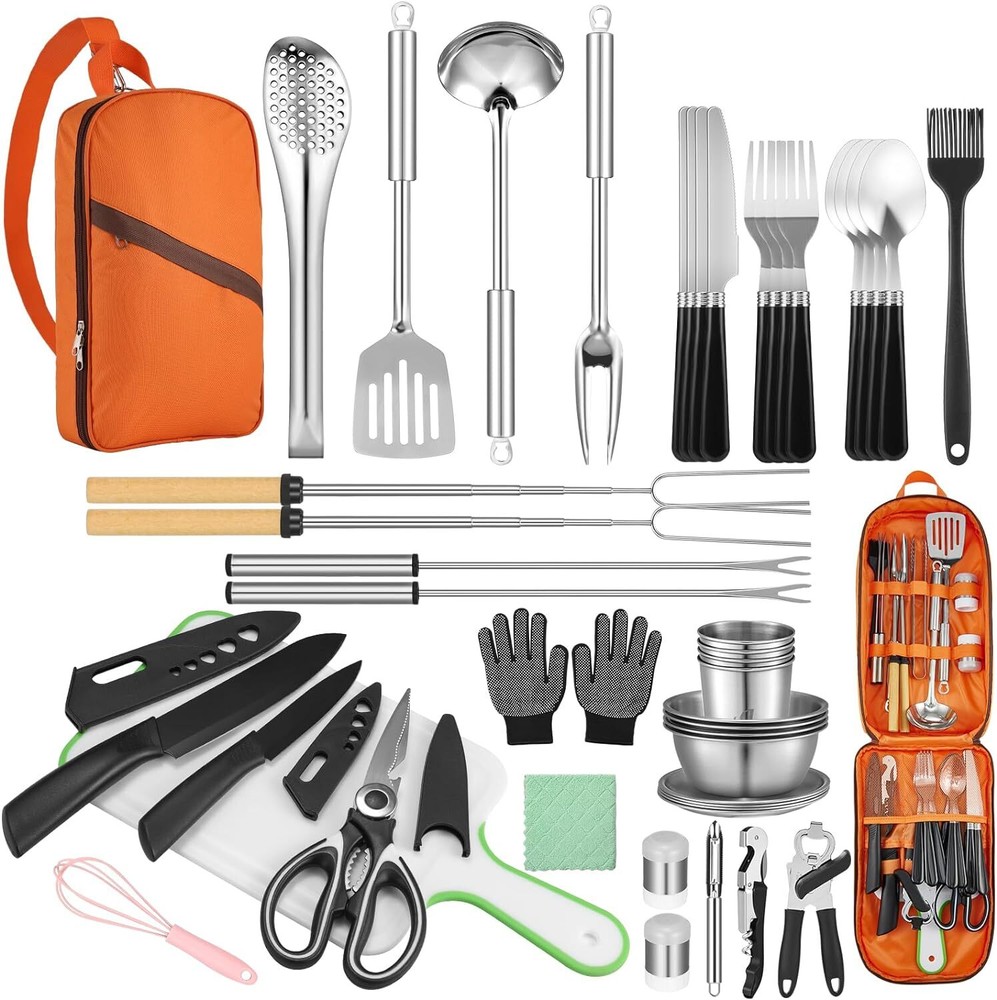 Camping Cooking Set - 33pcs/45pcs Camping Cooking Set