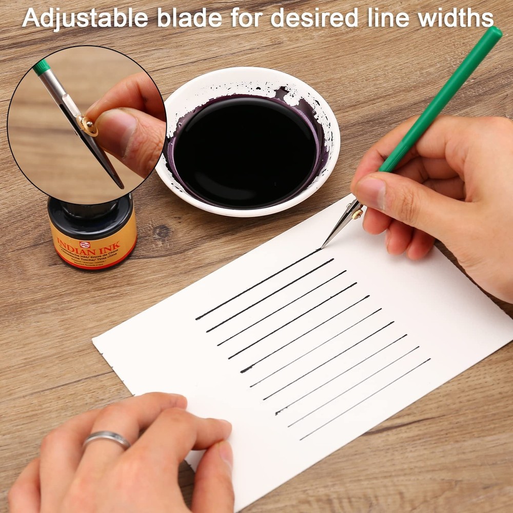 LOONENG Ruling Pen for Masking Fluid, Perfect Fine Line Drawing, Technical Ca...