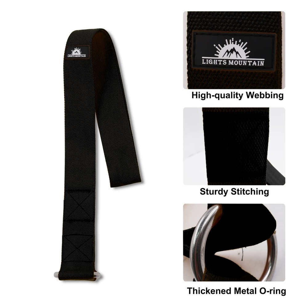Arm Wrestling Training Loading Strap for Barbells, Finger Wrist black