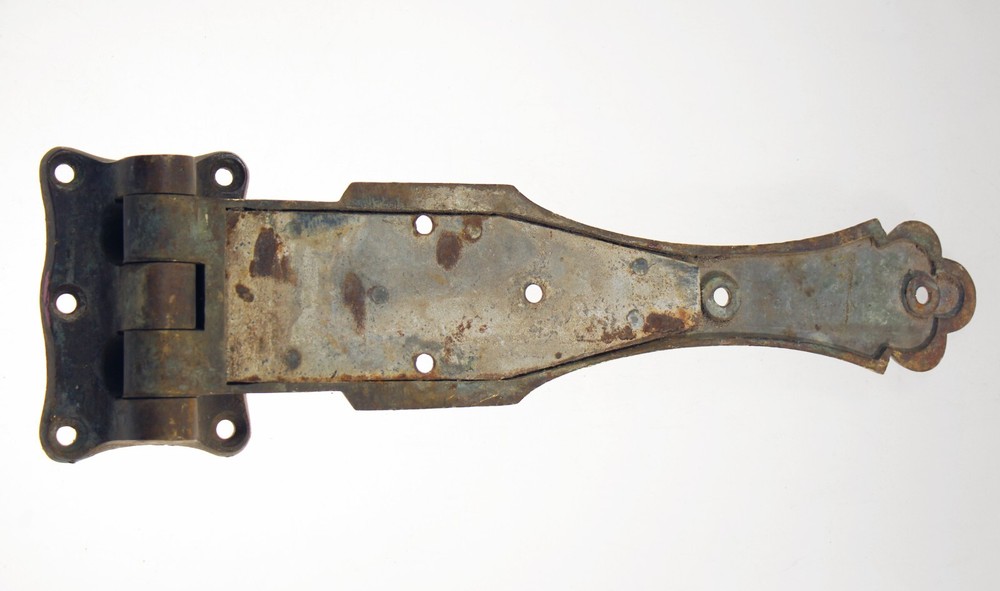 Antique 17 in. Bronze Ice Box Hinge