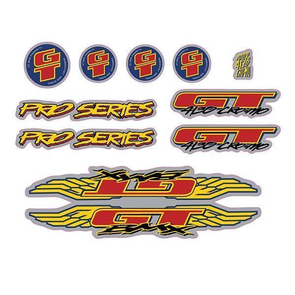 1995 GT BMX - Pro Series - Chrome decal set
