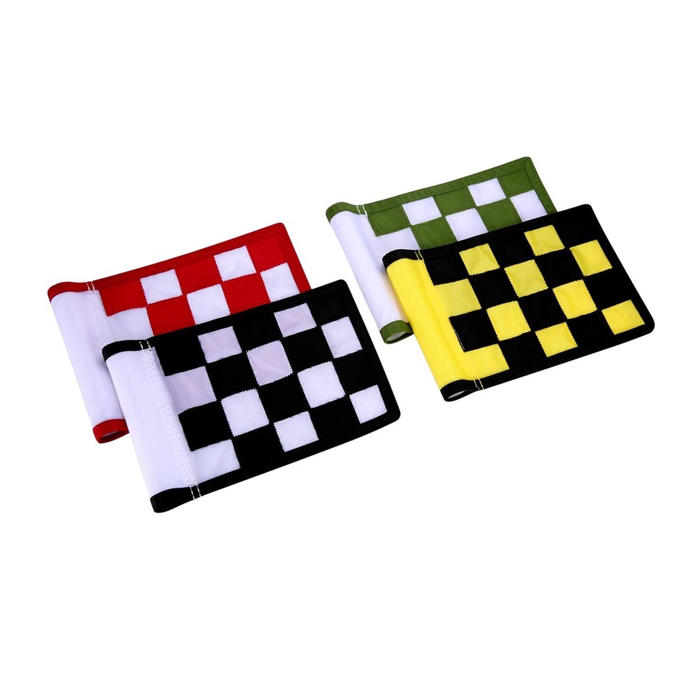 Golf Flag,Konday Checkered Training Putting Green Flags, Golf Target Flags fo...
