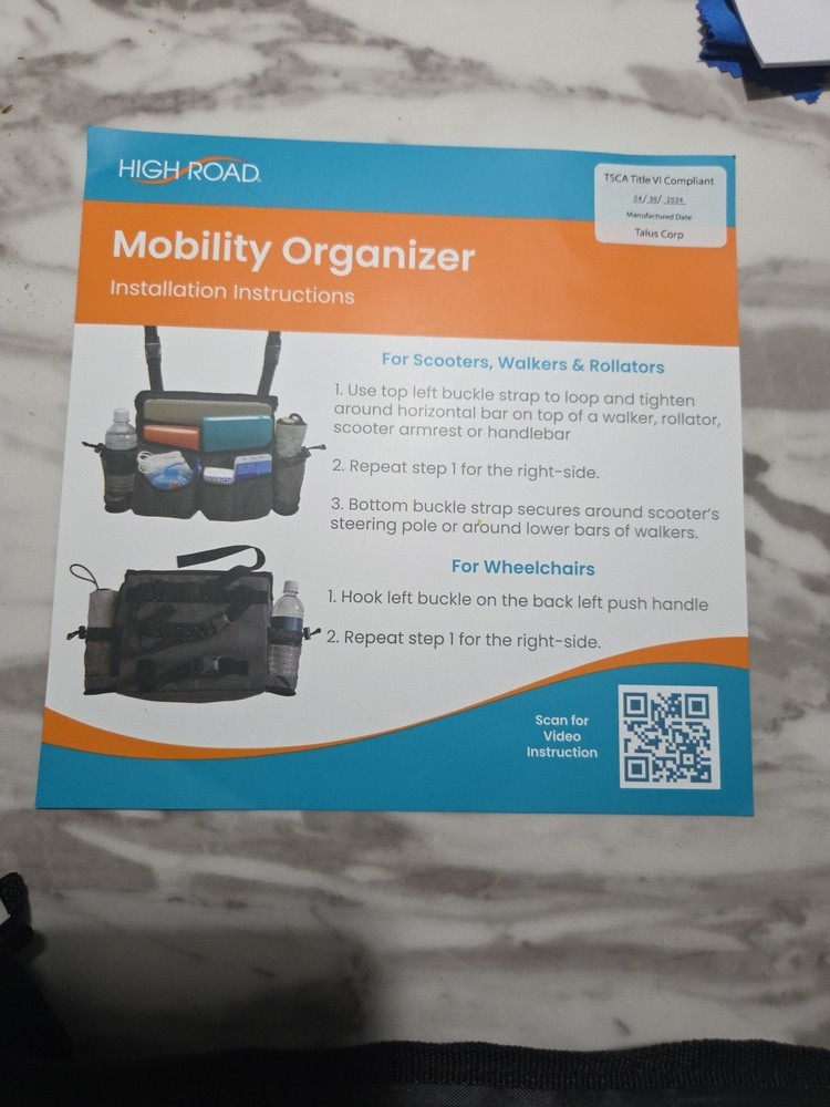High Road Mobility Organizer
