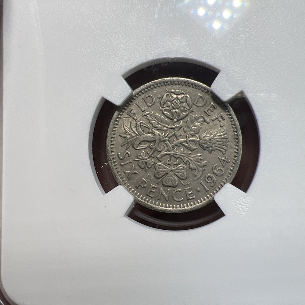 Great Britain Six Pence 1964
