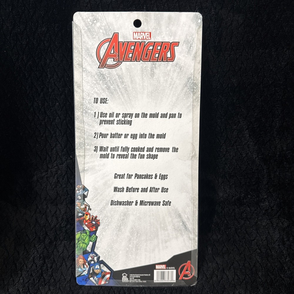 Marvel Avengers 2 Silicone Breakfast Molds