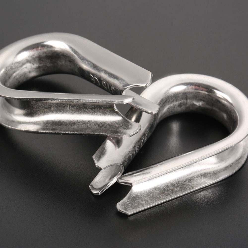 1Pc 1/2"Boat Wire Thimble Rigging Rope Terminating Cable Line Orgniser Hardware