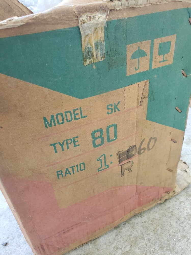 Hampton Shinko Speed Reducer Model SK A | Type 80 | Ratio 60:1