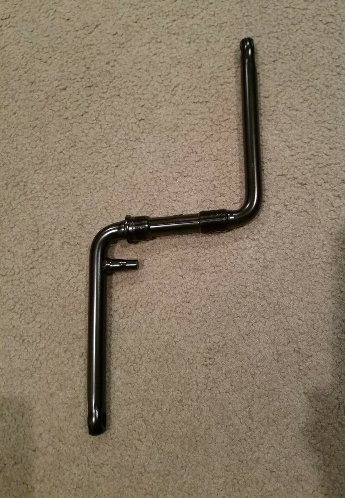 NEW BLACK BICYCLE CRANKS, 6 &1/2" L