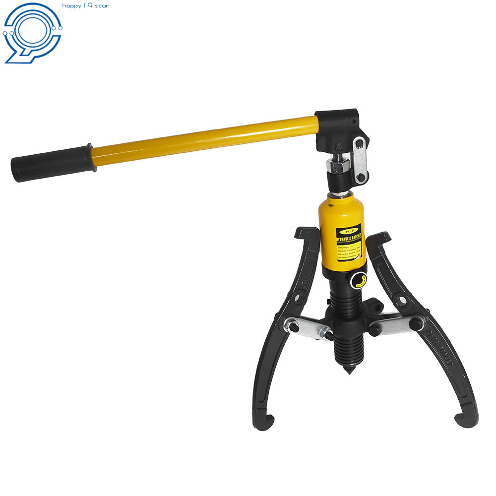 3-Jaw Hydraulic Gear Puller Set 5 Ton Wheel Bearing Pulling Separator w/Case