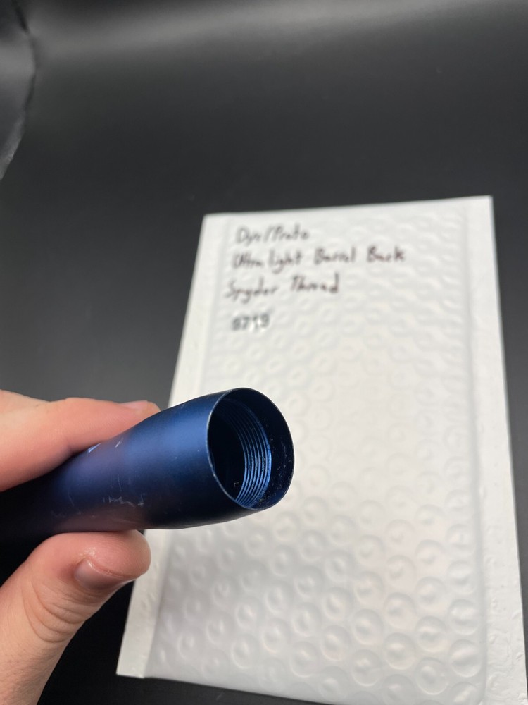 Dye/Proto Ultra Light Barrel Back Spyder Thread