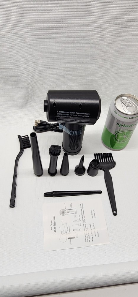 Electric Compressed Air Blower Duster For Computer Powerful Rechargeable Handy