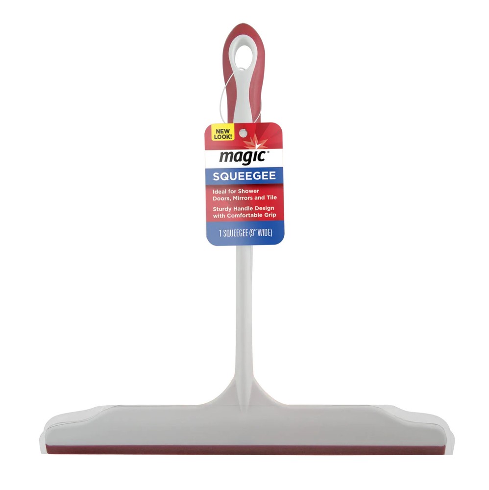 Magic Squeegee Cleaning Tool - Ideal for Shower Doors, Mirrors Bath and Tile