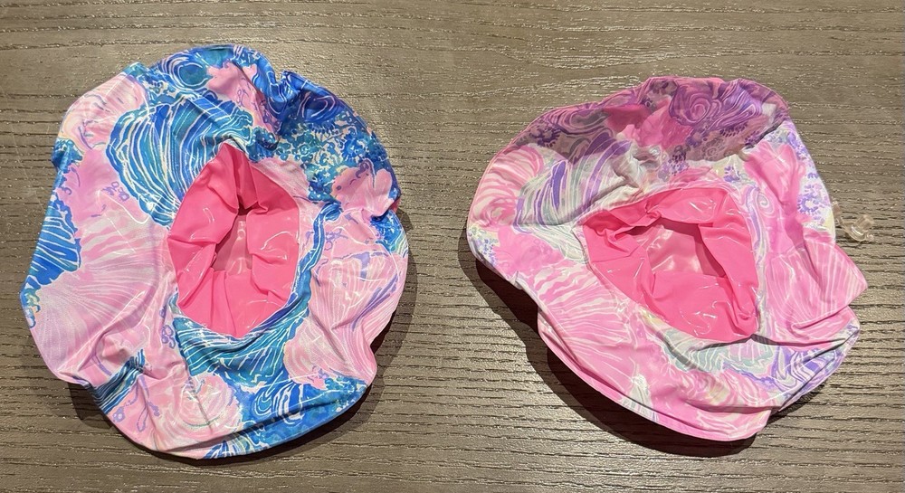 2 Lilly Pulitzer Drink Floaty Pair Beach Please Pool beer soda float holders