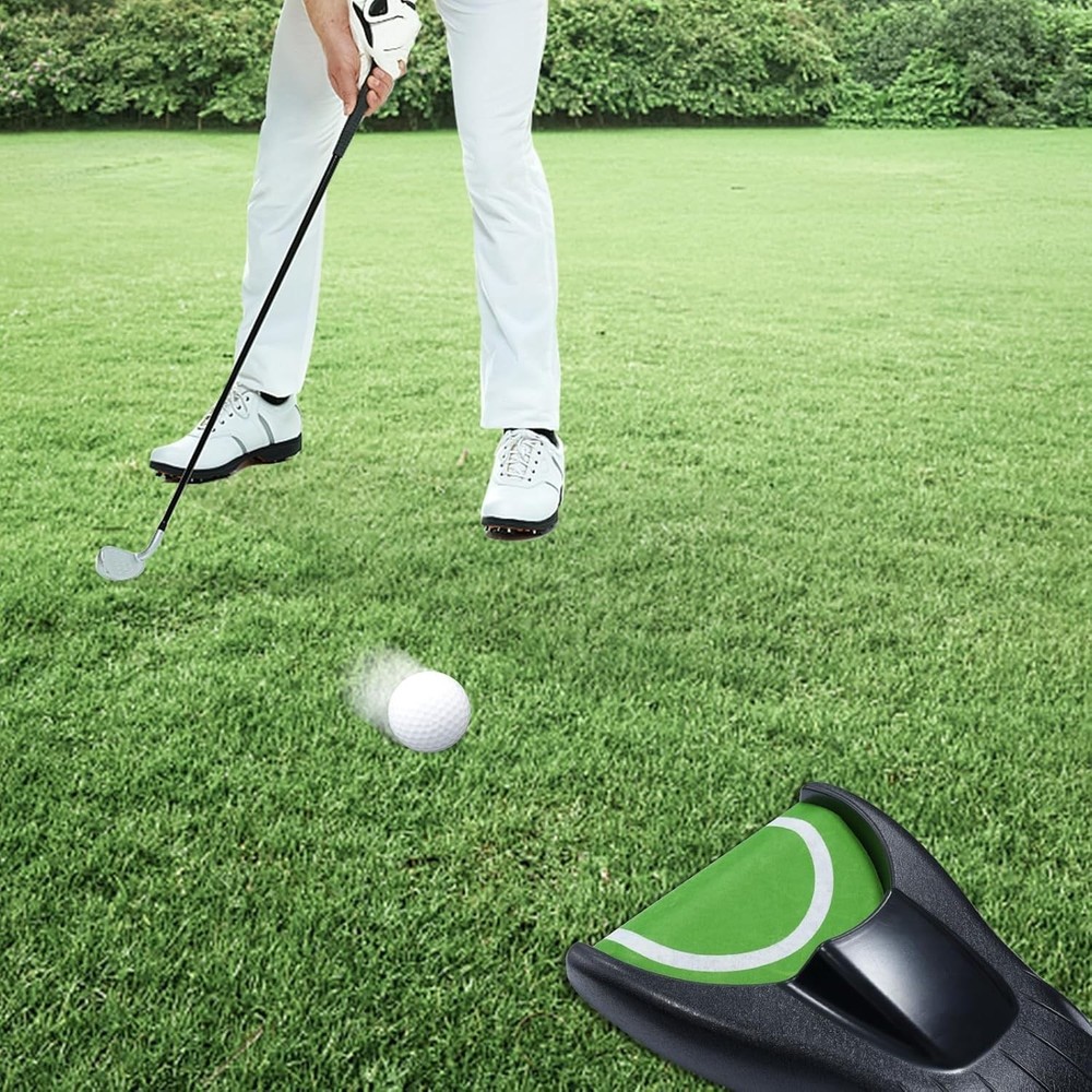 Putting Machine with Ball Return, Golf Putting Cup Golf Training Aid for Indo...